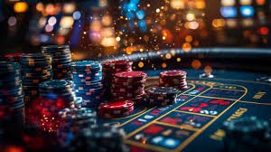 Ilustrasi petualangan malam slot kasino